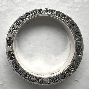 NEW! Chrome Hearts Forever 2003 Unisex Ring .925 Sterling Silver Size 11/11.5 US